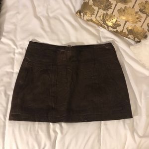 Abercrombie & Fitch Leather Skirt
